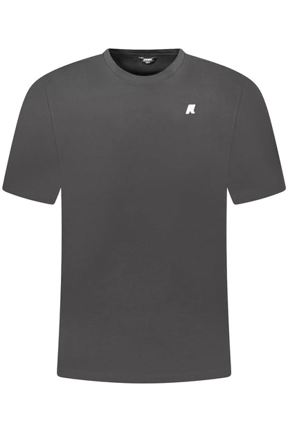 K-WAY T-SHIRT MANICHE CORTE UOMO NERO