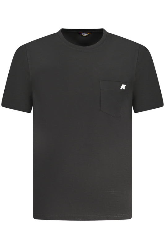 K-WAY T-SHIRT MANICHE CORTE UOMO NERO