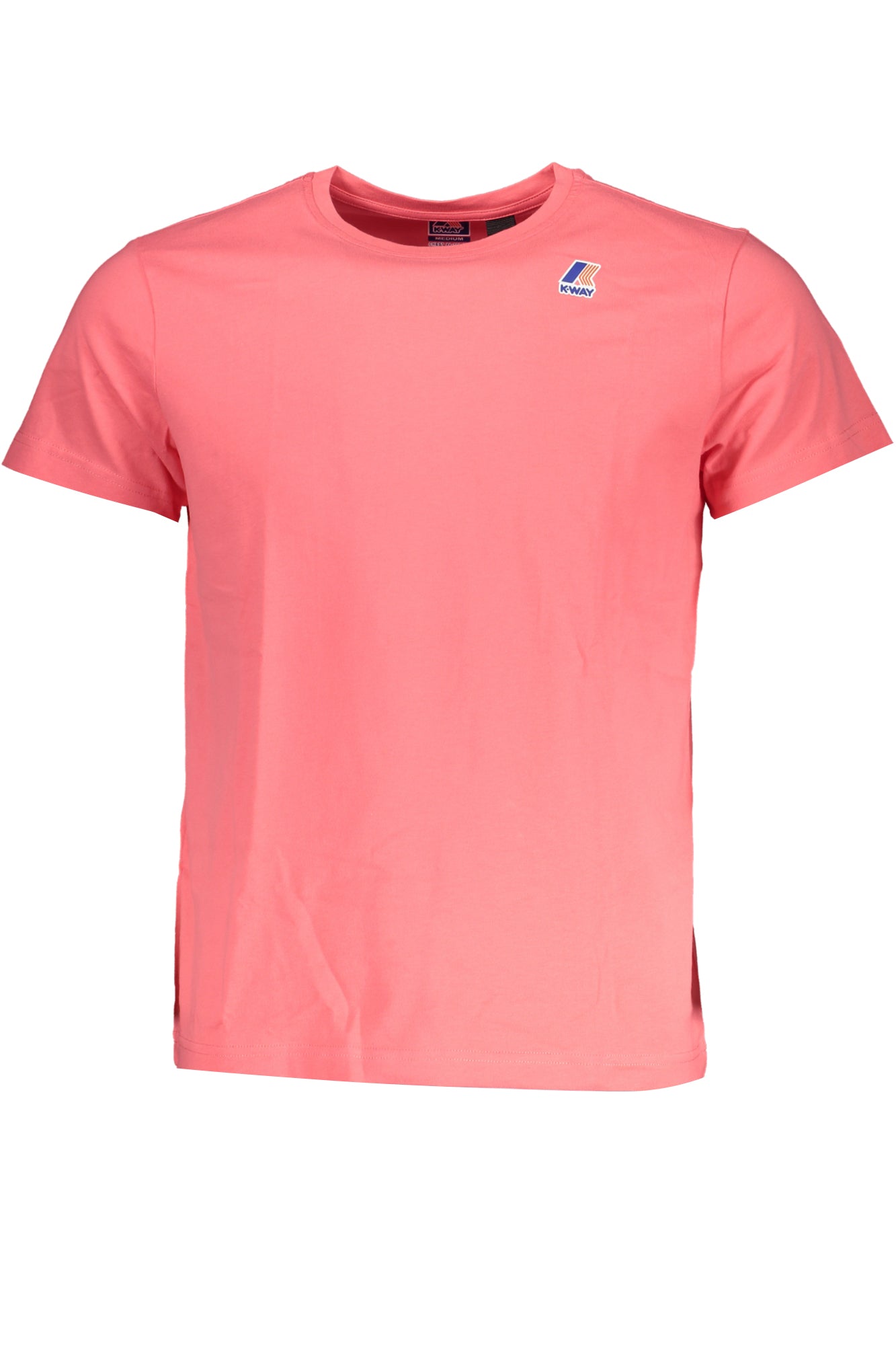 K-WAY T-SHIRT MANICHE CORTE UOMO ROSA