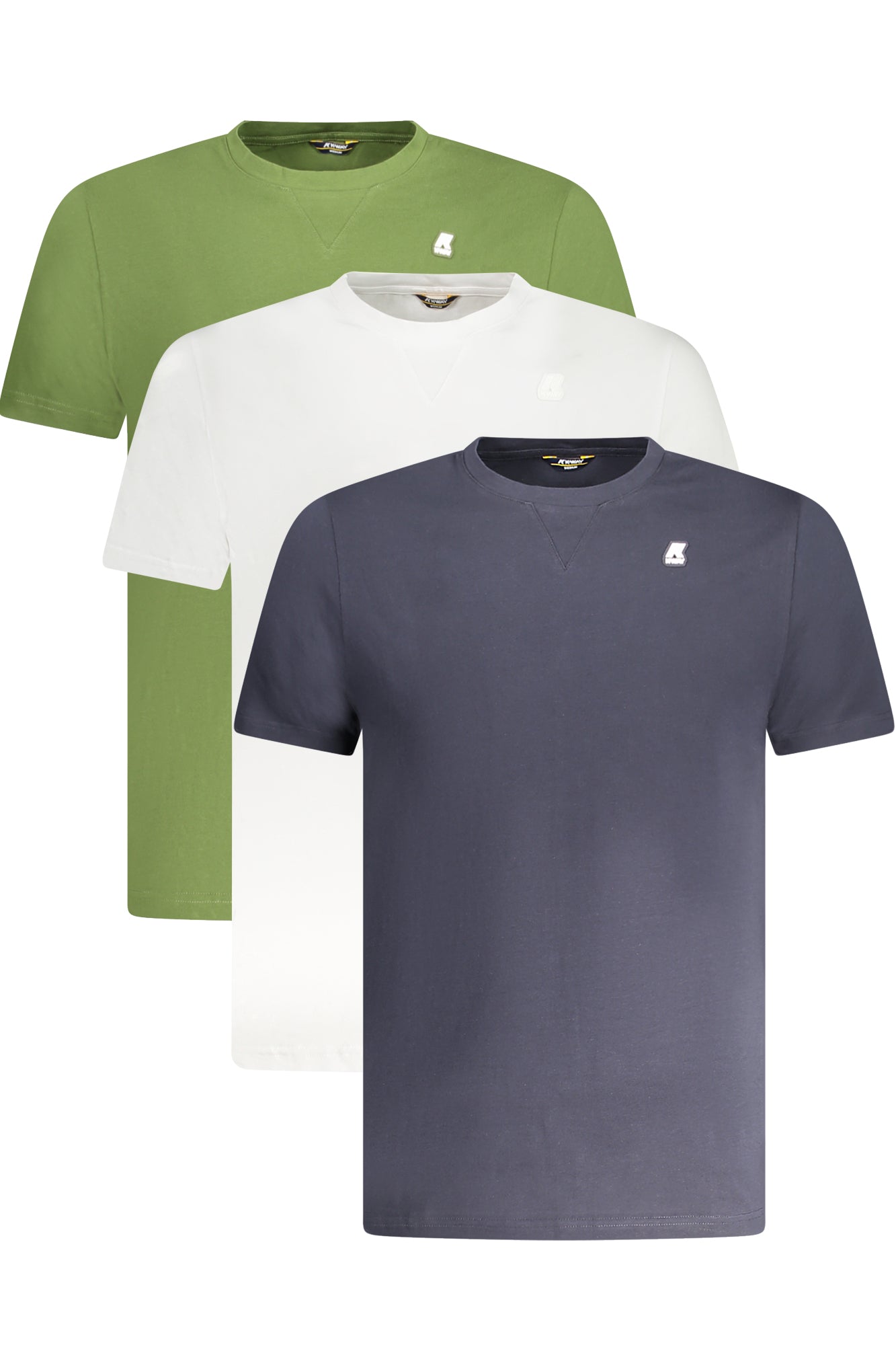 K-WAY T-SHIRT MANICHE CORTE UOMO VERDE