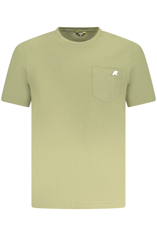 K-WAY T-SHIRT MANICHE CORTE UOMO VERDE