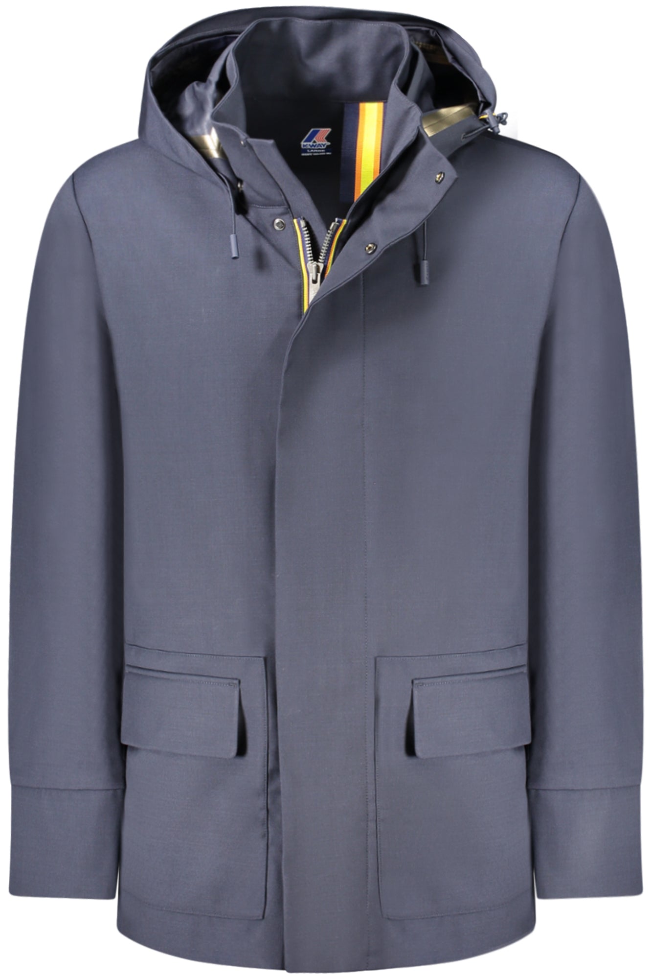 K-WAY TRENCH UOMO BLU