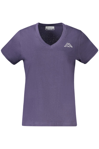 KAPPA T-SHIRT MANICHE CORTE DONNA BLU