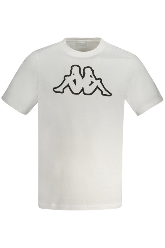 KAPPA T-SHIRT MANICHE CORTE UOMO BIANCO