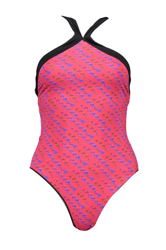 KARL LAGERFELD BEACHWEAR COSTUME INTERO DONNA ROSSO
