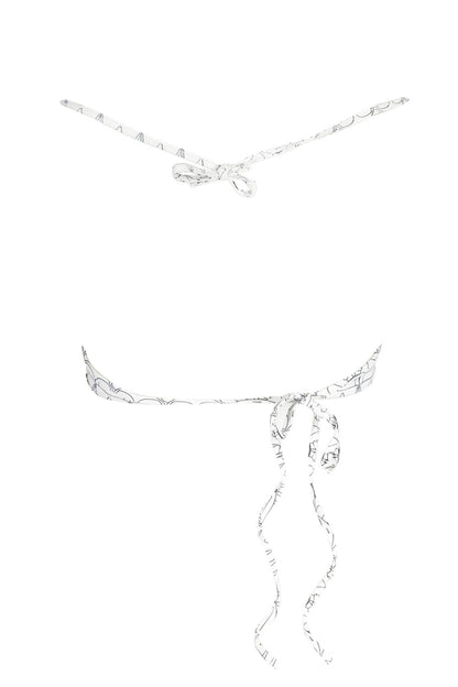 KARL LAGERFELD BEACHWEAR COSTUME PARTE SOPRA DONNA BIANCO