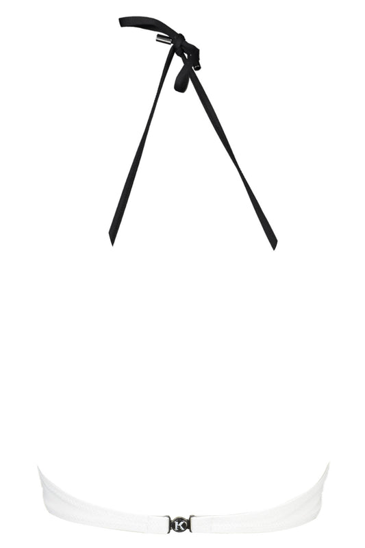 KARL LAGERFELD BEACHWEAR COSTUME PARTE SOPRA DONNA BIANCO