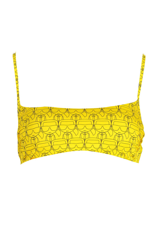 KARL LAGERFELD BEACHWEAR COSTUME PARTE SOPRA DONNA GIALLO