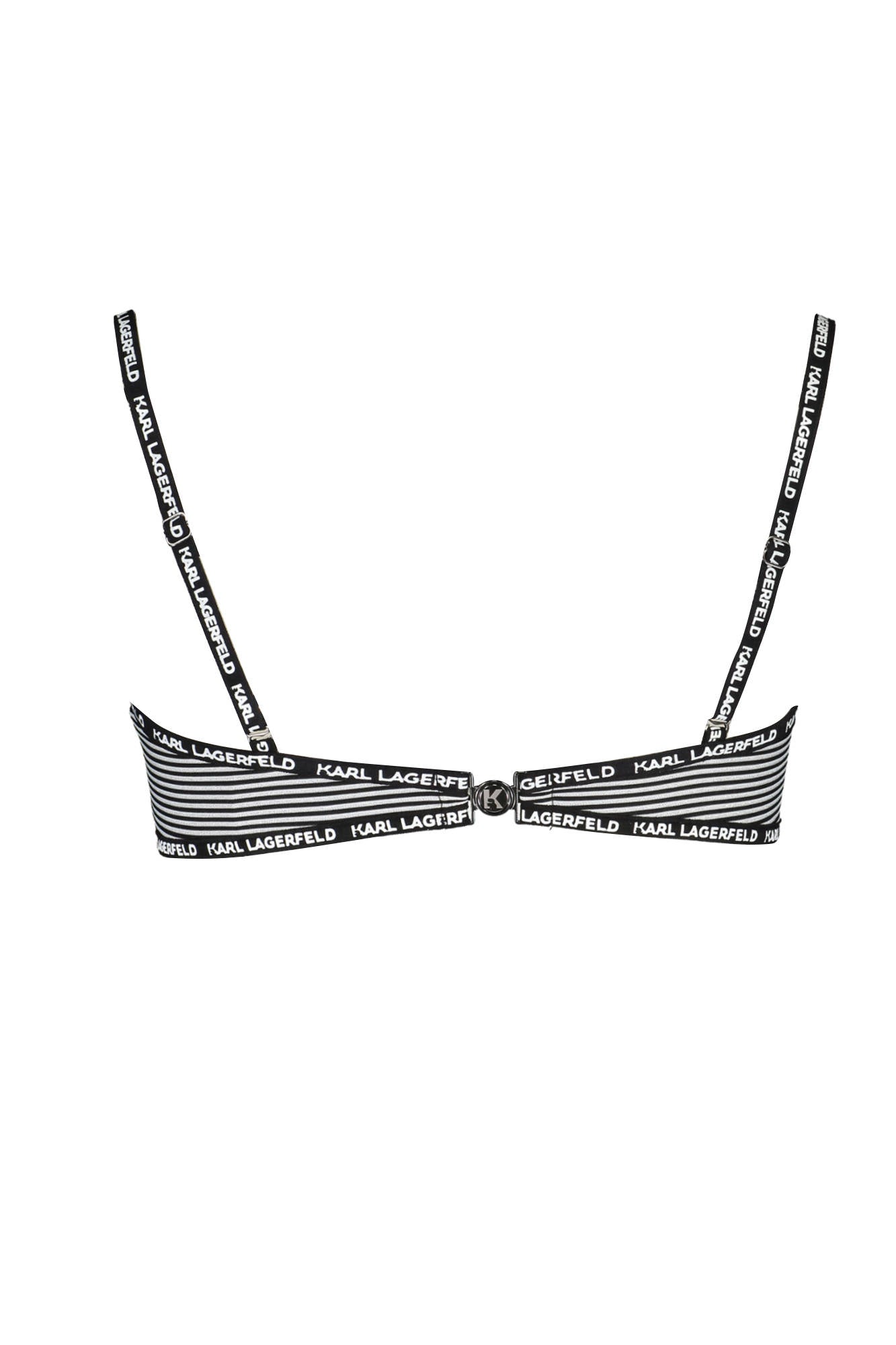 KARL LAGERFELD BEACHWEAR COSTUME PARTE SOPRA DONNA NERO