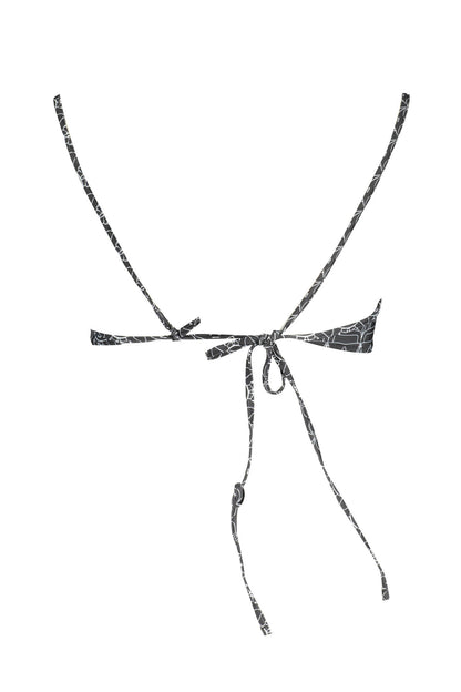 KARL LAGERFELD BEACHWEAR COSTUME PARTE SOPRA DONNA NERO