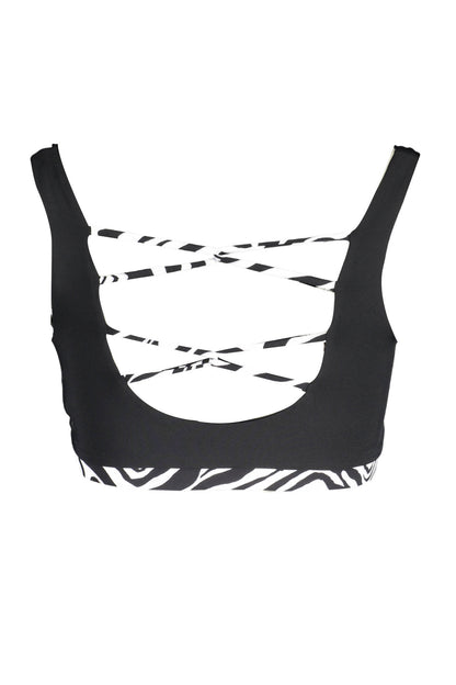 KARL LAGERFELD BEACHWEAR COSTUME PARTE SOPRA DONNA NERO