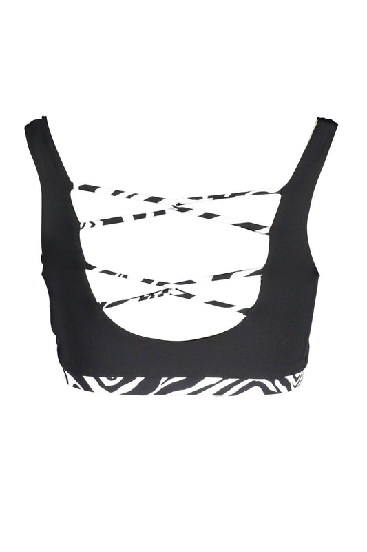 KARL LAGERFELD BEACHWEAR COSTUME PARTE SOPRA DONNA NERO