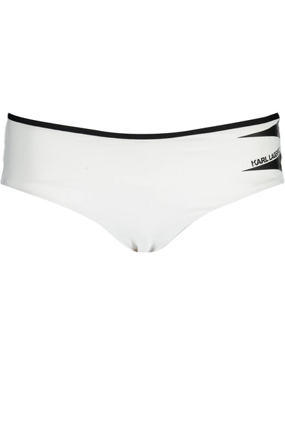 KARL LAGERFELD BEACHWEAR COSTUME PARTE SOTTO DONNA BIANCO