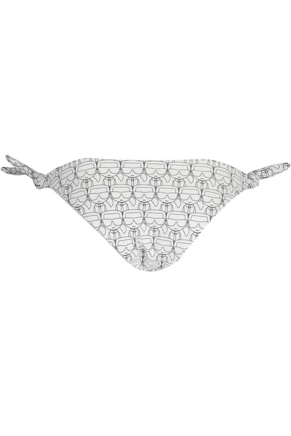 KARL LAGERFELD BEACHWEAR COSTUME PARTE SOTTO DONNA BIANCO