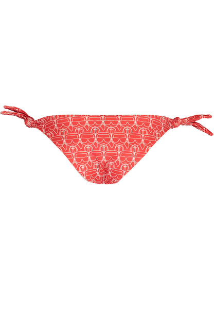 KARL LAGERFELD BEACHWEAR COSTUME PARTE SOTTO DONNA ROSSO