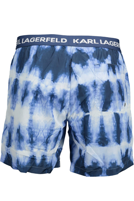 KARL LAGERFELD BEACHWEAR COSTUME PARTE SOTTO UOMO AZZURRO