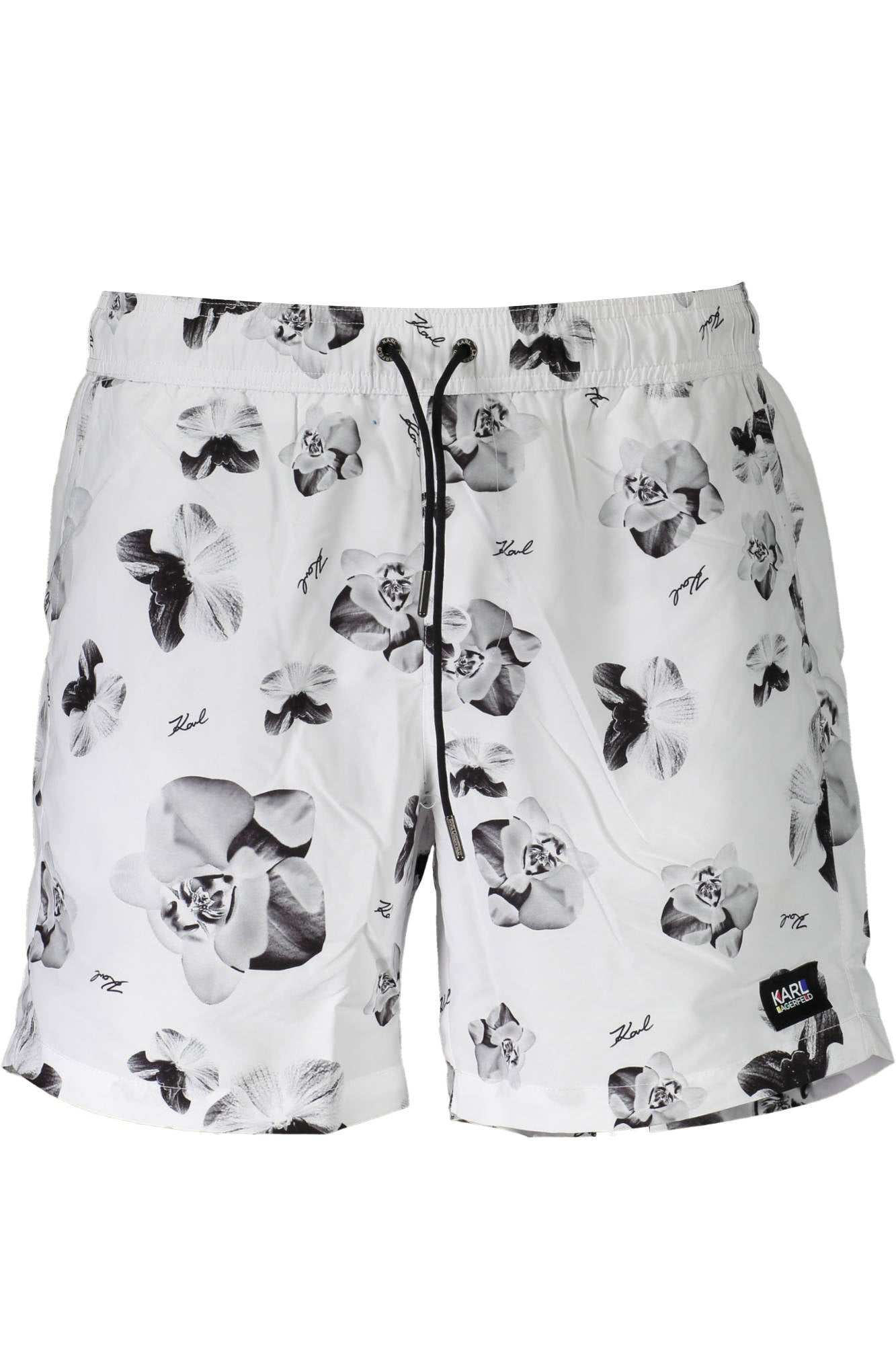 KARL LAGERFELD BEACHWEAR COSTUME PARTE SOTTO UOMO BIANCO