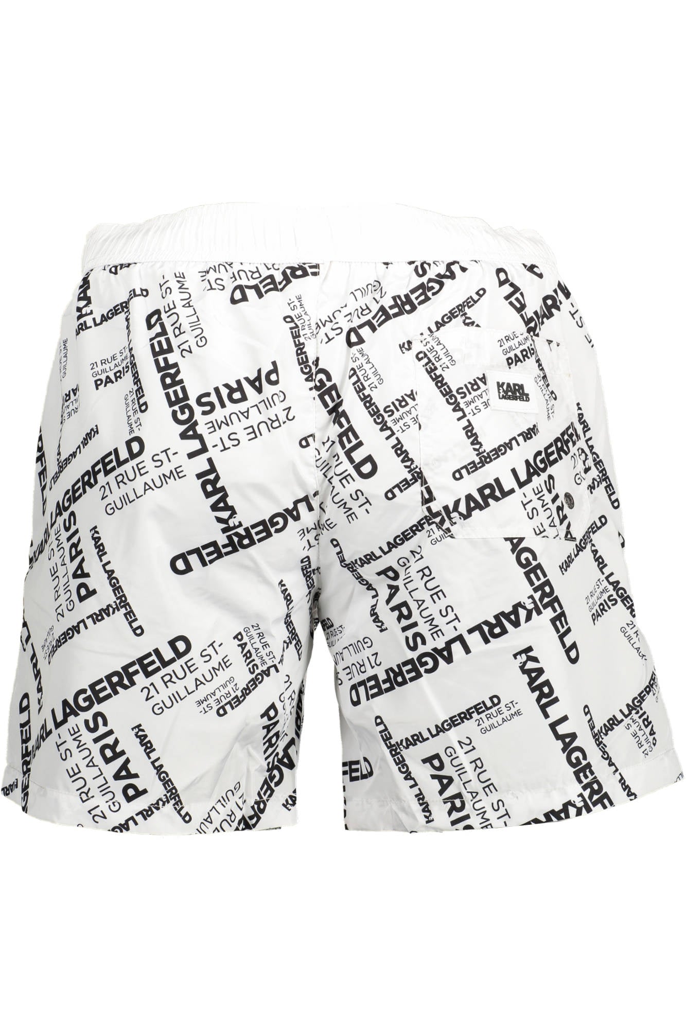 KARL LAGERFELD BEACHWEAR COSTUME PARTE SOTTO UOMO BIANCO
