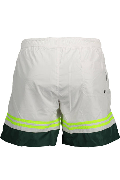 KARL LAGERFELD BEACHWEAR COSTUME PARTE SOTTO UOMO BIANCO