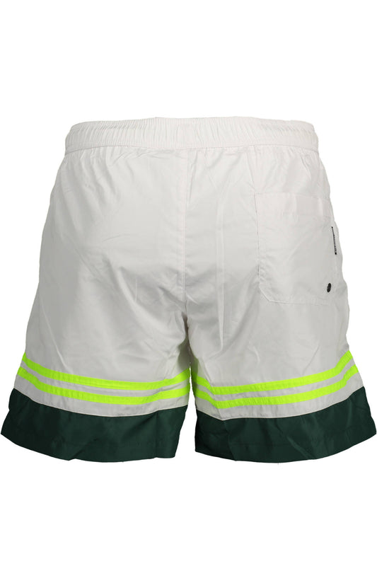 KARL LAGERFELD BEACHWEAR COSTUME PARTE SOTTO UOMO BIANCO