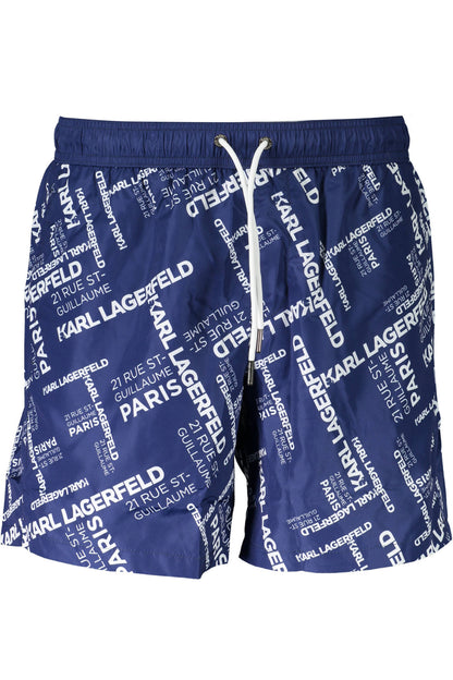 KARL LAGERFELD BEACHWEAR COSTUME PARTE SOTTO UOMO BLU