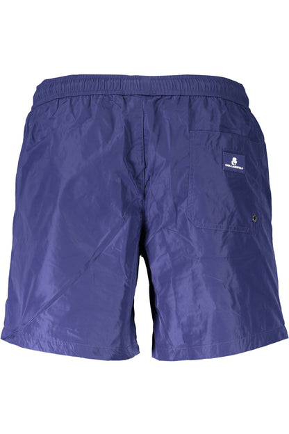 KARL LAGERFELD BEACHWEAR COSTUME PARTE SOTTO UOMO BLU