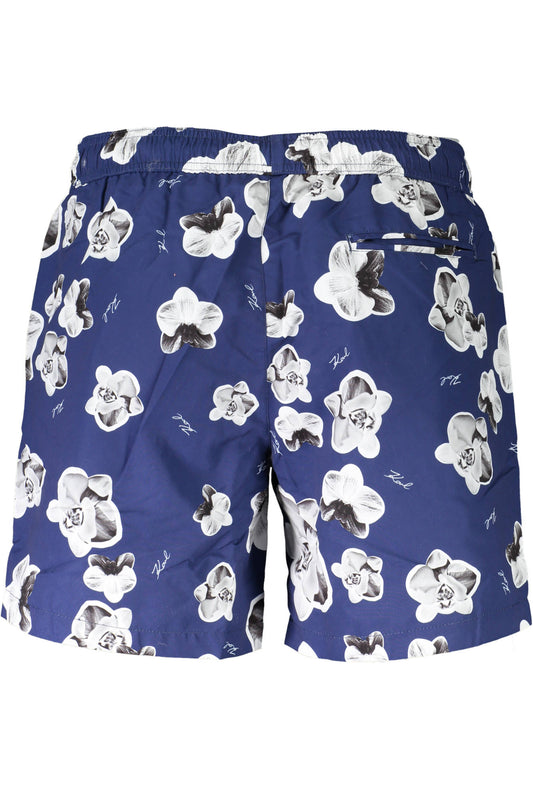 KARL LAGERFELD BEACHWEAR COSTUME PARTE SOTTO UOMO BLU