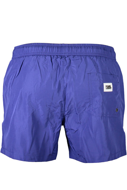 KARL LAGERFELD BEACHWEAR COSTUME PARTE SOTTO UOMO BLU