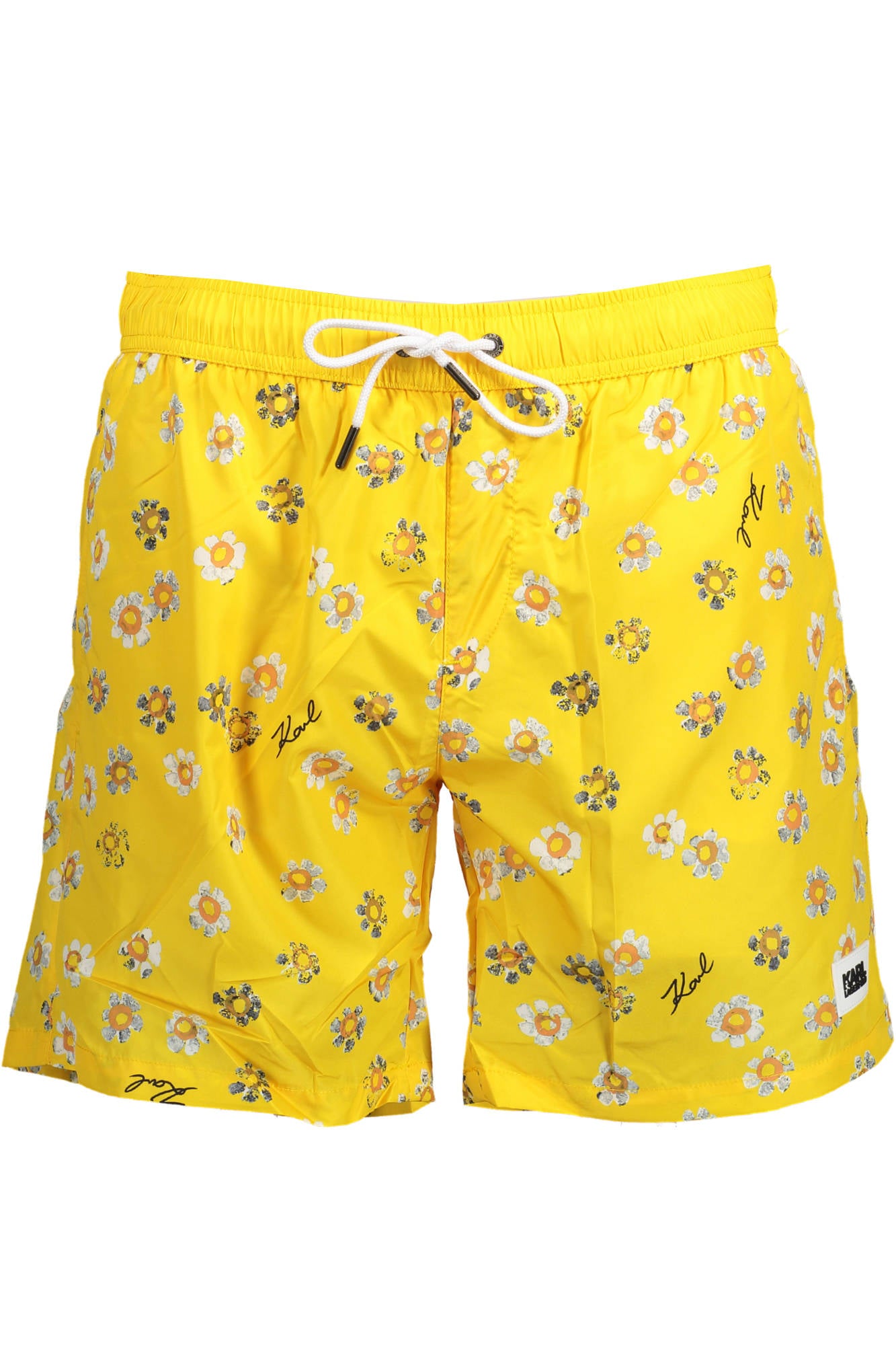 KARL LAGERFELD BEACHWEAR COSTUME PARTE SOTTO UOMO GIALLO
