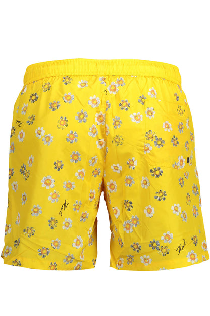 KARL LAGERFELD BEACHWEAR COSTUME PARTE SOTTO UOMO GIALLO