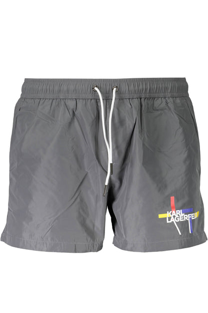 KARL LAGERFELD BEACHWEAR COSTUME PARTE SOTTO UOMO GRIGIO