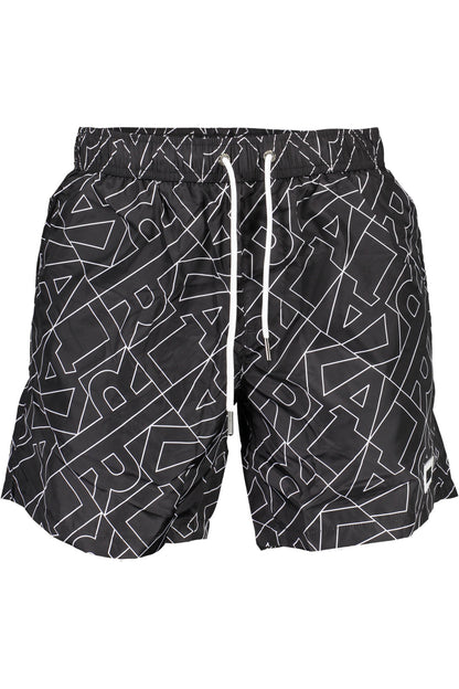 KARL LAGERFELD BEACHWEAR COSTUME PARTE SOTTO UOMO NERO