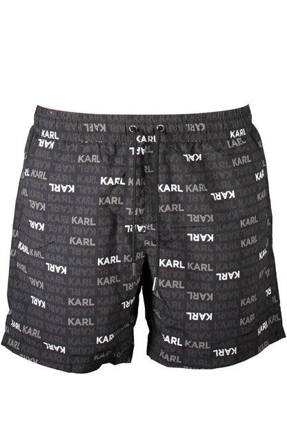 KARL LAGERFELD BEACHWEAR COSTUME PARTE SOTTO UOMO NERO