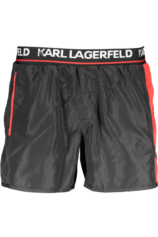KARL LAGERFELD BEACHWEAR COSTUME PARTE SOTTO UOMO NERO