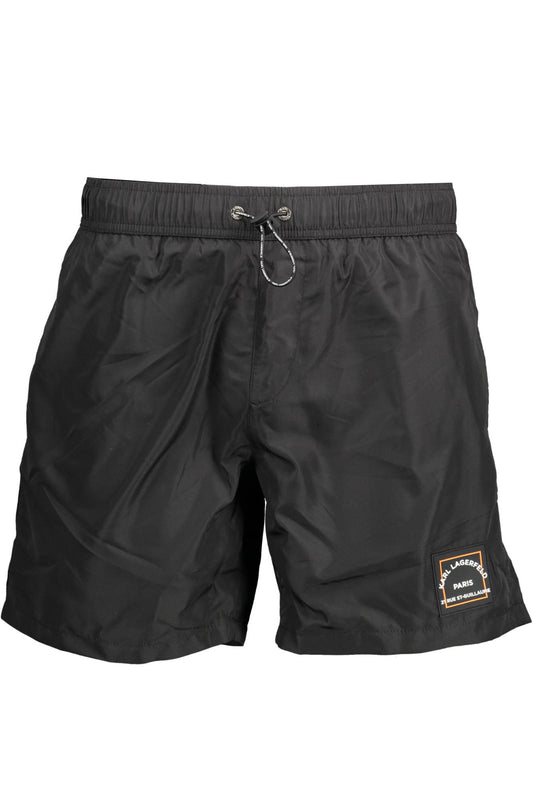 KARL LAGERFELD BEACHWEAR COSTUME PARTE SOTTO UOMO NERO