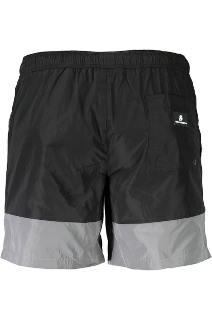 KARL LAGERFELD BEACHWEAR COSTUME PARTE SOTTO UOMO NERO