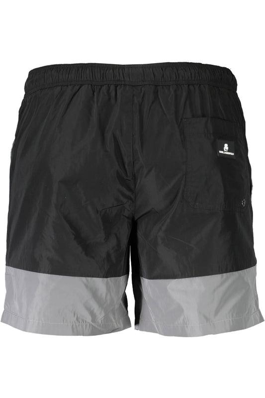 KARL LAGERFELD BEACHWEAR COSTUME PARTE SOTTO UOMO NERO