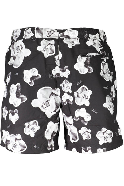 KARL LAGERFELD BEACHWEAR COSTUME PARTE SOTTO UOMO NERO