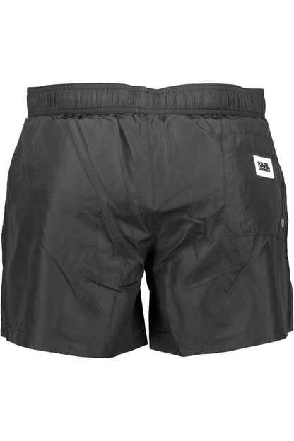 KARL LAGERFELD BEACHWEAR COSTUME PARTE SOTTO UOMO NERO