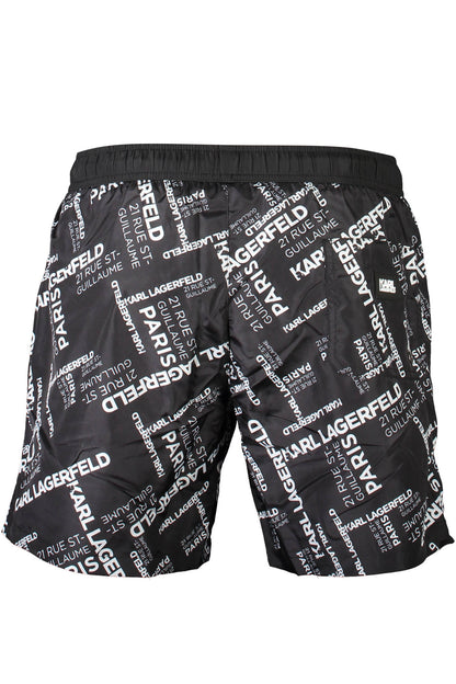 KARL LAGERFELD BEACHWEAR COSTUME PARTE SOTTO UOMO NERO