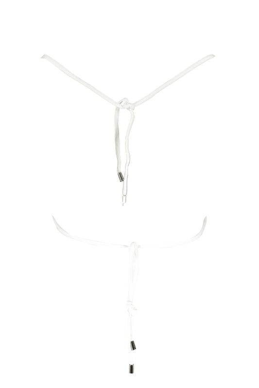 KARL LAGERFELD COSTUME PARTE SOPRA DONNA BIANCO