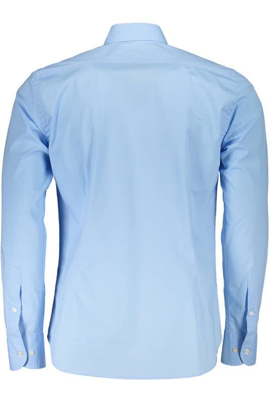 LA MARTINA CAMICIA MANICHE LUNGHE UOMO AZZURRO