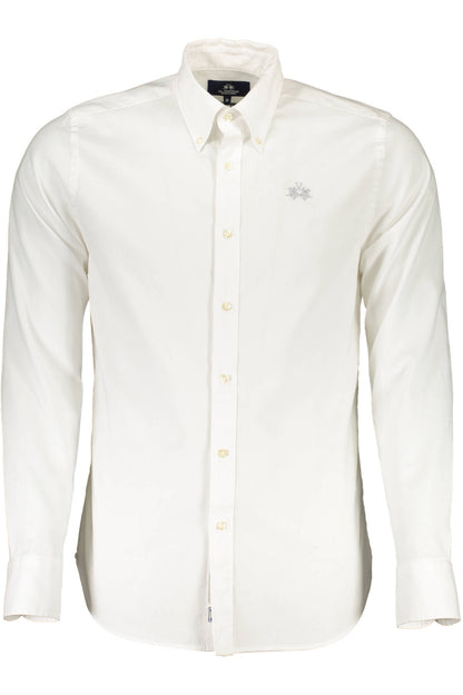 LA MARTINA CAMICIA MANICHE LUNGHE UOMO BIANCO