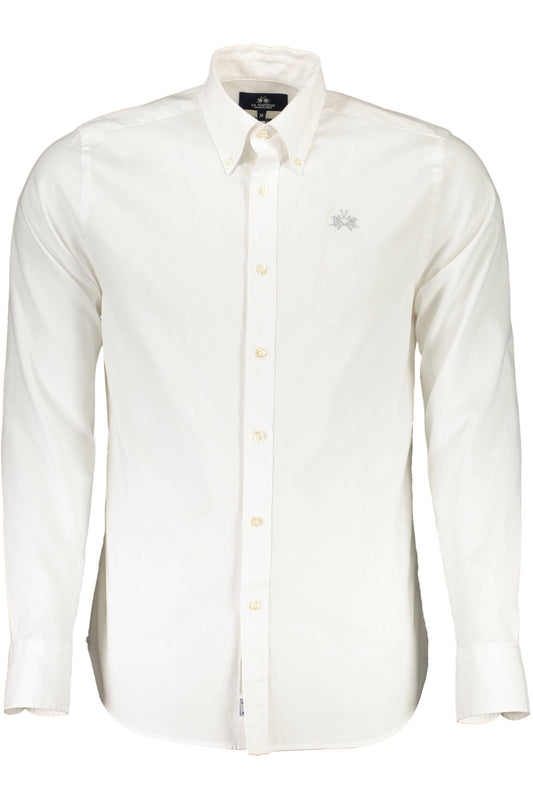 LA MARTINA CAMICIA MANICHE LUNGHE UOMO BIANCO