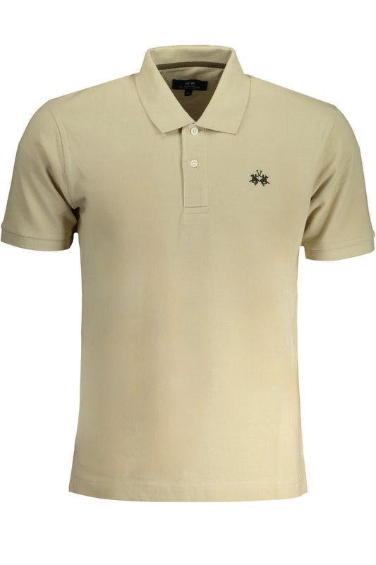 LA MARTINA POLO MANICHE CORTE UOMO BEIGE