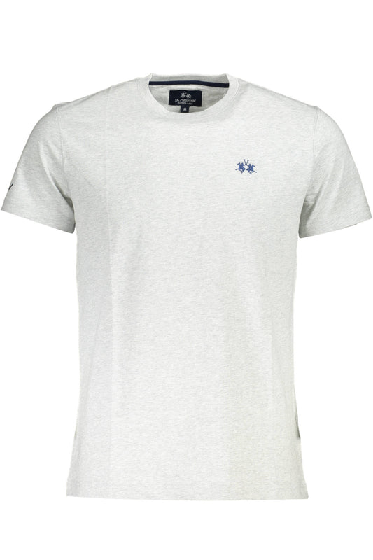 LA MARTINA T-SHIRT MANICHE CORTE UOMO GRIGIO