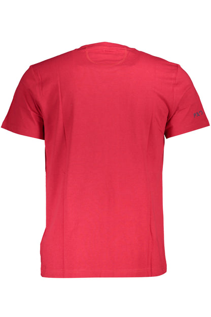 LA MARTINA T-SHIRT MANICHE CORTE UOMO ROSSO