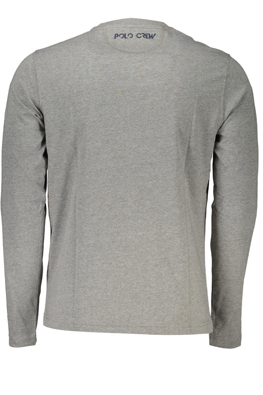 LA MARTINA T-SHIRT MANICHE LUNGHE UOMO GRIGIO