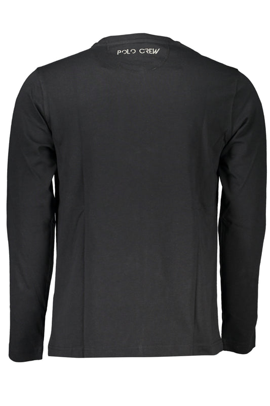 LA MARTINA T-SHIRT MANICHE LUNGHE UOMO NERO