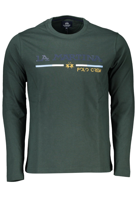 LA MARTINA T-SHIRT MANICHE LUNGHE UOMO VERDE